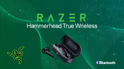 Razer Hammerhead True Wireless ワイヤレスイヤホン ゲーミングイヤホン 超低遅延接続 Bluetooth5.0 最大16時間駆動 IPX4.0防水 マイク付き Nintendo Switch 対応 RZ12-02970100-R3A1