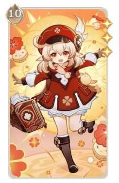 クレー】七聖召喚キャラカード【原神】（げんしん）｜プルデザイン