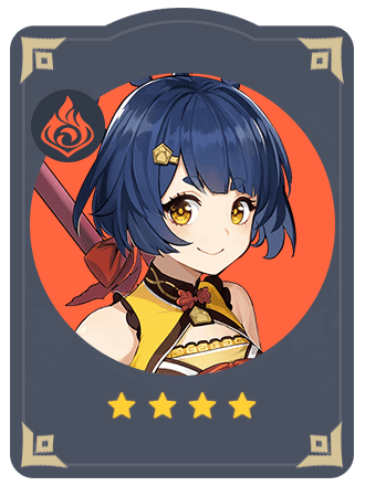 七聖召喚　香菱　レベル4 香菱】七聖召喚キャラカード（Wiki）【原神】（げんしん）｜プル