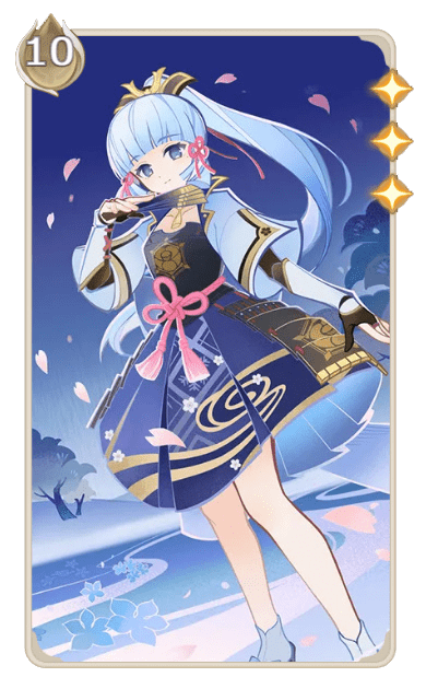 神里綾華七聖召喚キャラカード（Wiki）【原神】（げんしん）｜プル