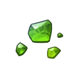 成長のエメラルド・砕屑