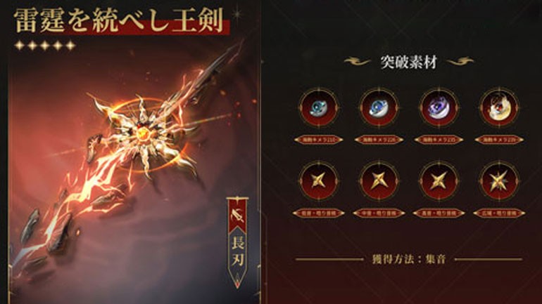 雷霆を統べし王剣