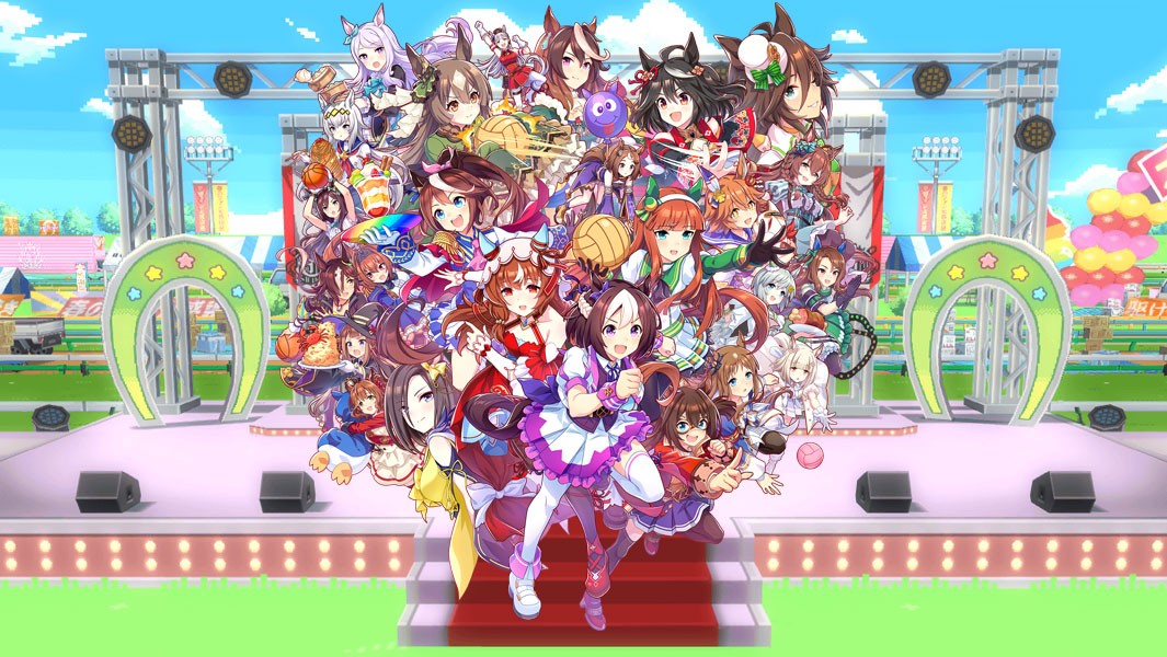 ウマ娘プリティーダービーのキービジュアル