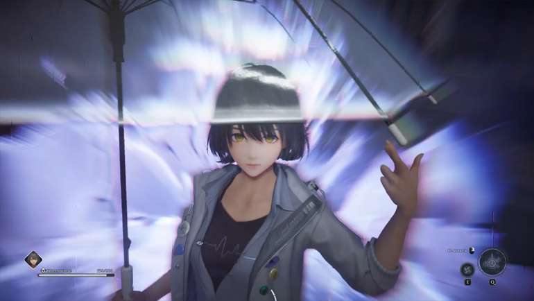 ステルス状態からの暗殺アクションのゲームプレイ画面