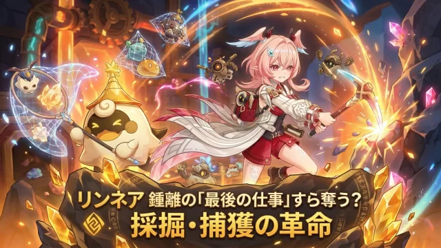 【原神】「リンネア」育成素材・詳細性能・おすすめ武器・聖遺物・「キャラ図鑑」(げんしん)